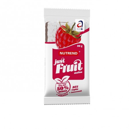 Nutrend Tyčinka Just fruit MALINA 30g / 0,65 € s DPH